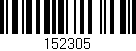 Código de barras (EAN, GTIN, SKU, ISBN): '152305'