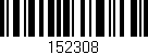 Código de barras (EAN, GTIN, SKU, ISBN): '152308'