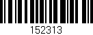 Código de barras (EAN, GTIN, SKU, ISBN): '152313'