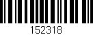 Código de barras (EAN, GTIN, SKU, ISBN): '152318'