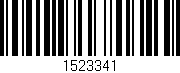Código de barras (EAN, GTIN, SKU, ISBN): '1523341'