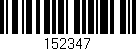 Código de barras (EAN, GTIN, SKU, ISBN): '152347'