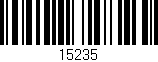 Código de barras (EAN, GTIN, SKU, ISBN): '15235'