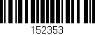 Código de barras (EAN, GTIN, SKU, ISBN): '152353'
