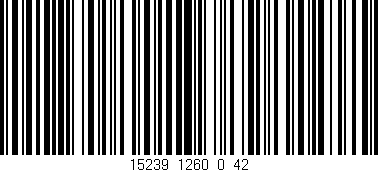 Código de barras (EAN, GTIN, SKU, ISBN): '15239_1260_0_42'