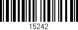 Código de barras (EAN, GTIN, SKU, ISBN): '15242'