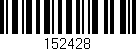 Código de barras (EAN, GTIN, SKU, ISBN): '152428'