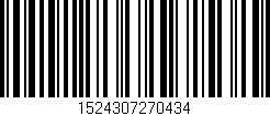 Código de barras (EAN, GTIN, SKU, ISBN): '1524307270434'