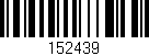 Código de barras (EAN, GTIN, SKU, ISBN): '152439'