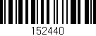 Código de barras (EAN, GTIN, SKU, ISBN): '152440'