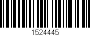 Código de barras (EAN, GTIN, SKU, ISBN): '1524445'