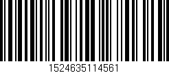 Código de barras (EAN, GTIN, SKU, ISBN): '1524635114561'