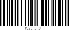 Código de barras (EAN, GTIN, SKU, ISBN): '1525_3_0_1'