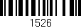 Código de barras (EAN, GTIN, SKU, ISBN): '1526'