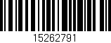 Código de barras (EAN, GTIN, SKU, ISBN): '15262791'