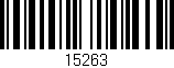 Código de barras (EAN, GTIN, SKU, ISBN): '15263'