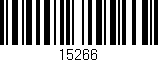 Código de barras (EAN, GTIN, SKU, ISBN): '15266'