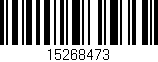 Código de barras (EAN, GTIN, SKU, ISBN): '15268473'
