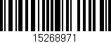 Código de barras (EAN, GTIN, SKU, ISBN): '15268971'