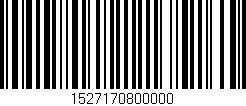 Código de barras (EAN, GTIN, SKU, ISBN): '1527170800000'
