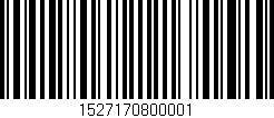 Código de barras (EAN, GTIN, SKU, ISBN): '1527170800001'