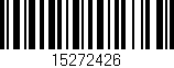 Código de barras (EAN, GTIN, SKU, ISBN): '15272426'