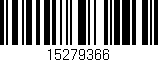 Código de barras (EAN, GTIN, SKU, ISBN): '15279366'