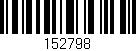 Código de barras (EAN, GTIN, SKU, ISBN): '152798'
