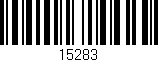 Código de barras (EAN, GTIN, SKU, ISBN): '15283'