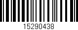 Código de barras (EAN, GTIN, SKU, ISBN): '15290438'