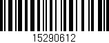 Código de barras (EAN, GTIN, SKU, ISBN): '15290612'