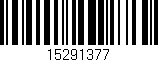 Código de barras (EAN, GTIN, SKU, ISBN): '15291377'