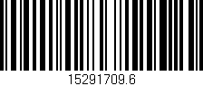 Código de barras (EAN, GTIN, SKU, ISBN): '15291709.6'