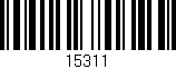 Código de barras (EAN, GTIN, SKU, ISBN): '15311'