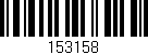 Código de barras (EAN, GTIN, SKU, ISBN): '153158'