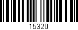 Código de barras (EAN, GTIN, SKU, ISBN): '15320'