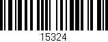 Código de barras (EAN, GTIN, SKU, ISBN): '15324'