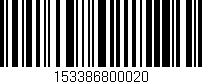 Código de barras (EAN, GTIN, SKU, ISBN): '153386800020'