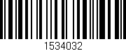 Código de barras (EAN, GTIN, SKU, ISBN): '1534032'
