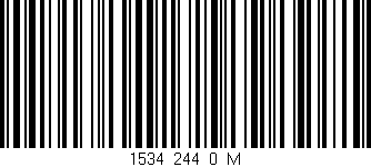 Código de barras (EAN, GTIN, SKU, ISBN): '1534_244_0_M'