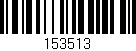 Código de barras (EAN, GTIN, SKU, ISBN): '153513'