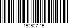 Código de barras (EAN, GTIN, SKU, ISBN): '153537-15'