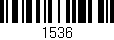 Código de barras (EAN, GTIN, SKU, ISBN): '1536'