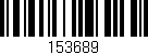 Código de barras (EAN, GTIN, SKU, ISBN): '153689'