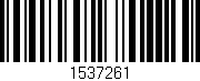 Código de barras (EAN, GTIN, SKU, ISBN): '1537261'