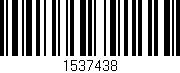 Código de barras (EAN, GTIN, SKU, ISBN): '1537438'