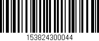 Código de barras (EAN, GTIN, SKU, ISBN): '153824300044'