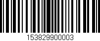 Código de barras (EAN, GTIN, SKU, ISBN): '153829900003'