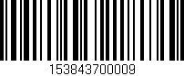 Código de barras (EAN, GTIN, SKU, ISBN): '153843700009'