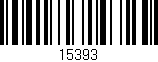 Código de barras (EAN, GTIN, SKU, ISBN): '15393'